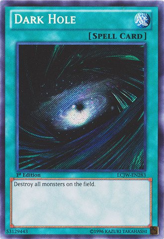 Yu-Gi-Oh! - Dark Hole (LCJW-EN283) - Legendary Collection 4: Joey's World - 1st Edition - Secret Rare