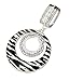 Silver Animal Print Scarf Jewelry