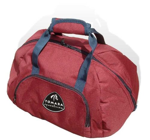 TOMARA Equestrian Helmet Bag Case - Burgundy