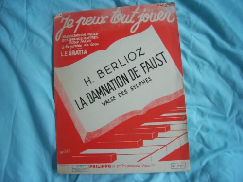 La Damnation de Faust Valse des Sylphes for piano (Sheet Music)