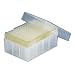 BrandTech 702411 Polypropylene 0.5-20 microliter 5 Boxes Filled Ultra-Micro Pipette Tips Box (Pack of 480)
