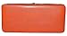 Chicastic Glossy Snakeskin Texture Faux Patent Leather Flat Hard Clutch Wallet