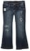 Roxy Girls 2-6x Tennie Wahine Beau Bell Flare Denim Pant, Retro Blue, 2T Roxy Girls 2-6x Tennie Wahine Beau Bell Flare Denim Pant, Retro Blue, 2T