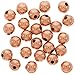 Real Copper LargeUniform Round Beads 8 mm (25)