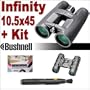Bushnell Infinity 10.5X45 WP Binocular + Accessory Kit - Includes Reconditioned Item