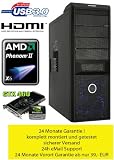 Produkt-Bild: ANKERMANN-PC HEXA Black Edition AMD Phenom II X6 1100T (6x 3.30GHz) | ASUS NVIDIA GeForce GTX 460 1024MB DDR5 DX 11.0 | 8GB RAM DDR3 | 1TB HDD SATA | ASUS M4A88T-V Evo USB 3 | USB 3.0 | 24xDVD-Writer | PSU 80+ | Case 710 o.F.