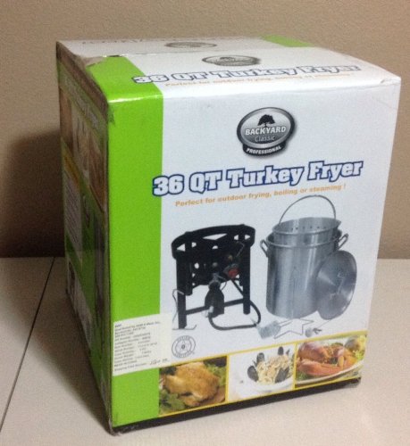 New Backyard Classic 36 Qt Turkey Fryer New Outdoor Gas Deep Fryer