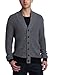 Kenneth Cole Men's Marled Shawl Cardigan, Heathered Ash, Small