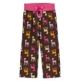 Xhl Grls Flnnl Sleep Bttm-Deer Brown