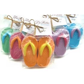 Flip Flop Designer Soap - Vegetable Glycerin - Hand Crafted in the USA