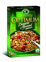 Nature's Path Organic Optimum, Banana Almond Cereal, 11-Ounce Boxes (Pack of 6)