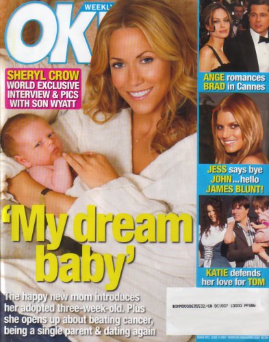 OK Weekly Magazine Sheryl Crow June 4, 2007 Issue (Enrique Iglesias, Brad Pitt, Jordin Sparks)