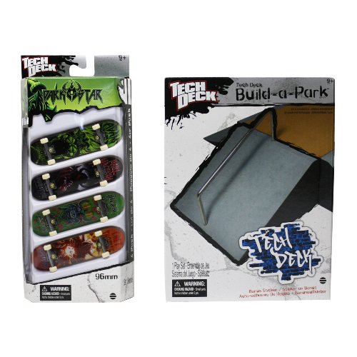 Tech Deck Build a Park Ramp with Dark Star Board Pack