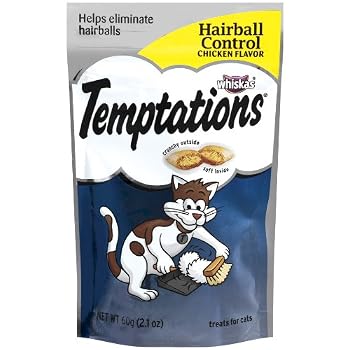 Set A Shopping Price Drop Alert For Whiskas Temptations Hairball Control Chicken Flavour Treats for Cats, 2.1-Ounce Bags (Pack of 12)