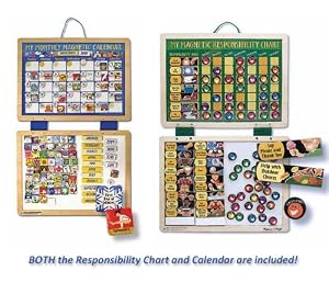 Melissa & Doug - 2 Piece Magnetic Responsibility Chart and Calendar