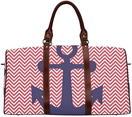 Custom Chevron Travel Bag /Duffel Bag/Luggage Bag/Weekender Bag