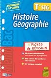 Histoire Géographie Tle STG : Fiches de révision