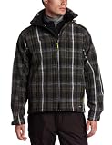 Salomon Men's Snowtrip II Prem 3:1 Jacket - Black Corona Yellow - Large