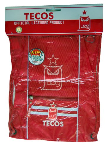 Tecos Mexican Soccer Cinch Futbol Bag - (Red / White) Tecos Mexican Soccer Cinch Futbol Bag - (Red / White)