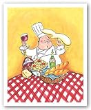 Italian Chef by Tracy Flickinger 8x10 Art Print Poster