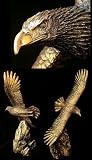 Bronze Look Eagle Figurine