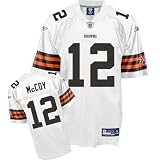 Reebok Colt McCoy Cleveland Browns Replica Jersey - White (XX-Large)