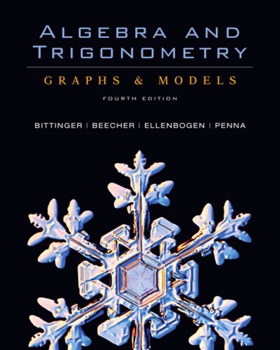 Algebra and Trigonometry: Graphs & Models and Graphing Calculator Manual  Value Package (includes Tutor Center Access Code) (4th Edition)