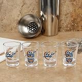 NBA Washington Wizards 4-Pack Enhanced High-Definition Design Shot Glass Set