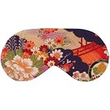 Cris Notti Sleep Mask - Green Kimono