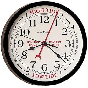 Neap Tide Clock, 8dia. x 13 4D by Howard Miller