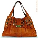SARA- Italian Leather Double-belted Shopper Tote