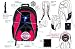 NBA Sports Large Backpack - Detroit Pistons