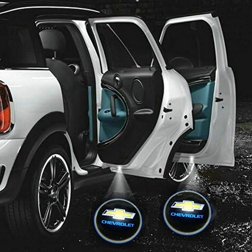 2 X Latest 6th Gen Car Door Shadow Laser Projector Logo LED light for Chevrolet Chevy