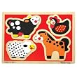 Melissa & Doug Farm Animals Shaped Puzzle