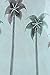 Sakkas 117 Watercolor Palm Tree Tank Caftan Short Dress - Turquoise/One Size