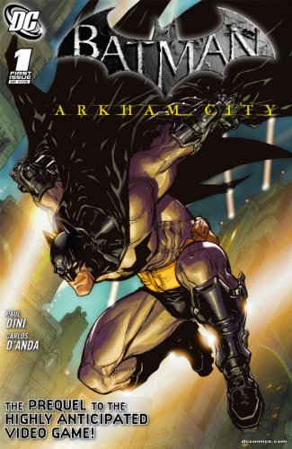 Batman Arkham City #1 Video Game Art Variant Cover
