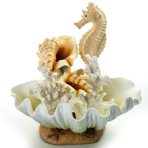 Seahorse & Seashell Fountain