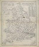 DUGDALE c1840 MAP ENGLAND WALES ANTIQUE PRINT