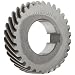Boston Gear H2030R Plain Helical Gear, 45 Degree Helix, 14.5 Degree Pressure Angle, 0.750 Bore, 20 Pitch, 30 Teeth, Steel, RH