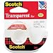 Scotch Transparent Tape, 0.75 x 300 Inches (157S)