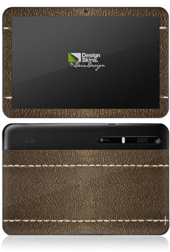 Design Skins for Motorola Xoom - Brown Leather Design Folie