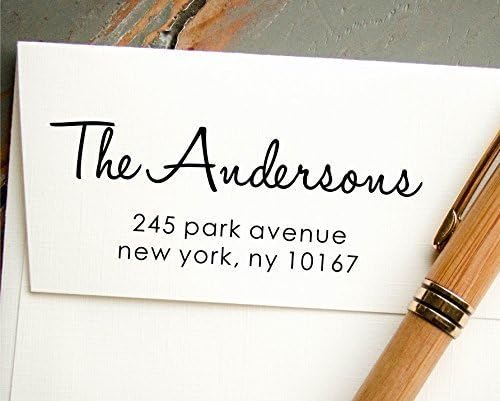 Self-Inking Return Address Stamp, Pre-Inked Custom RubberStamp, Wedding Invitation Stamp, Save the Date Stamp