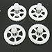 Night Lions Tech (Tm) Syma Rc Helicopters Spare Parts Accessories X8c X8w X8g Venture Gear 4pcs with Metal Ring