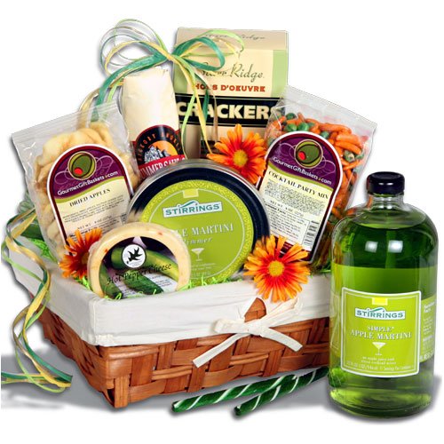 Apple Martini Gift Basket™ by GourmetGiftBaskets.com