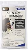 Sentry Fiproguard 6-Dose Flea and Tick Topical Drops for Dogs, 89 to 132-Pound