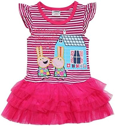 Kids Wear Baby Girls Dresses Summer Peppa Pig Girls Bodysuit dress