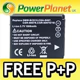 PowerPlanet CGA-S007, DMW-BCD10 Panasonic Compatible Digital Camera Battery for Panasonic Lumix DMC-TZ1, TZ2, TZ3, TZ4, TZ5