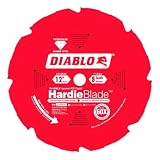 Freud D1208DH Diablo 12-Inch by 8 Tooth Polycrystalline Diamond Tipped TCG Hardie Fiber Cement Saw Blade