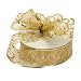 Gold Glitter Swirl Ribbon - 100 Ft