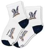 Milwaukee Brewers Kid's Youth Socks (2 Pack)